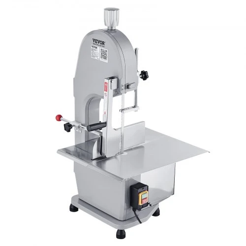 VEVOR Elektrinė kaulų pjovimo mašina HC-250, 1500 W, nerūdijantis plienas ir aliuminio lydinys, 52 x 49,5 x 87,5 cm