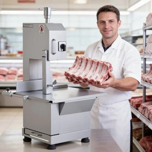 Koduva Elektrinė kaulų pjovimo mašina VEVOR YF-400A, 2200 W, nerūdijantis plienas, 56 x 52,5 x 96 cm