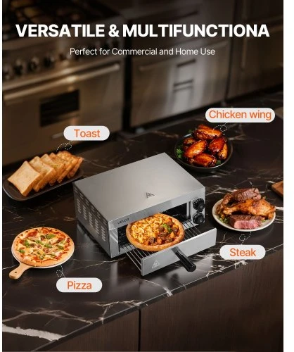 VEVOR Elektrinė picos krosnelė FY-P0-1, 30 cm, 1500W