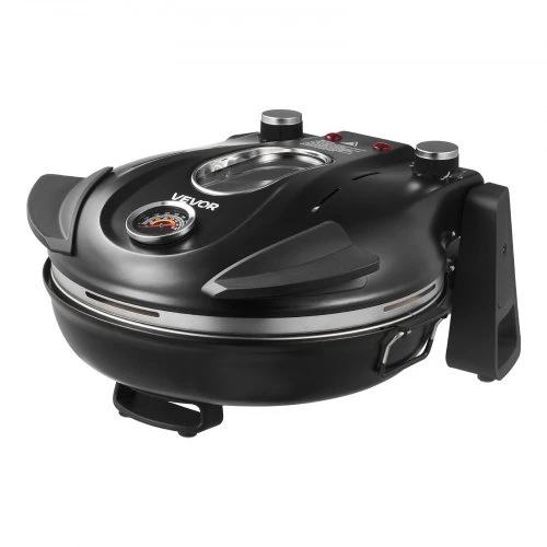 VEVOR Elektrinė picų krosnelė QL36WT, 30 cm, 1200 W, juoda