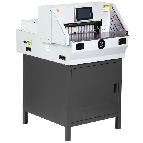 Koduva Elektrinė popieriaus pjaustyklė VEVOR E490T, pjovimo plotis 48 cm, pjovimo storis 8 cm, 18 cm jutiklinis ekranas