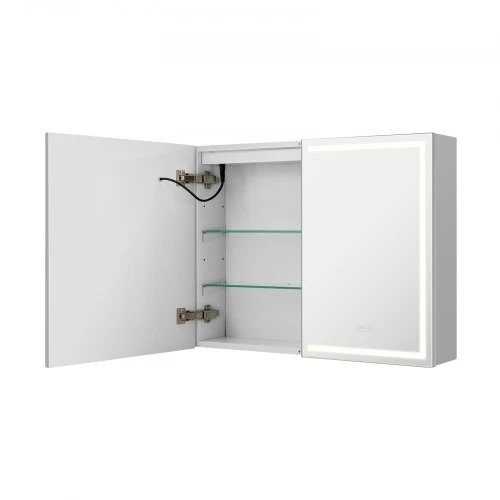 VEVOR Elektrinė vaistinėlė su veidrodžiu CTD-304, LED, tvirtinama prie sienos, 60 x 80 cm