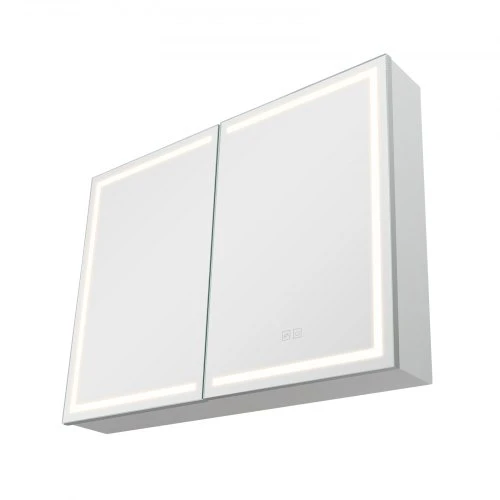 VEVOR Elektrinė vaistinėlė su veidrodžiu CTD-304, LED, tvirtinama prie sienos, 60 x 80 cm