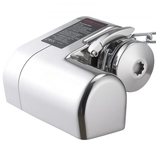 VEVOR Elektrinė valties gervė YH600, 12 V DC, 600 W, 316 nerūdijantis plienas, 260 kg, valtims 7-9 m