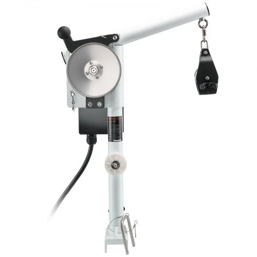 VEVOR Elektrinė virvių traukimo gervė MH200, 12 V DC, 1200 W, 90 kg, balta, 47 x 18 x 73 cm
