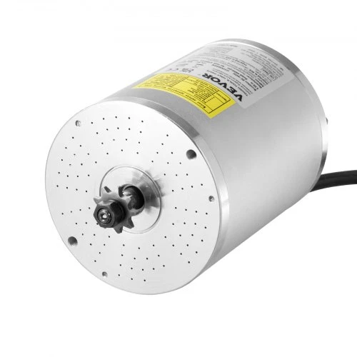 VEVOR Elektrinio bešepetėlio nuolatinės srovės variklio rinkinys JZ72V3000W, 72 V, 3000 W, 4900 aps./min.