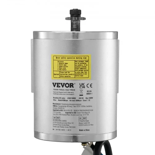 VEVOR Elektrinio dviračio variklio rinkinys JZ48V1800W, 1800 W, 48 V, 4500 aps./min.
