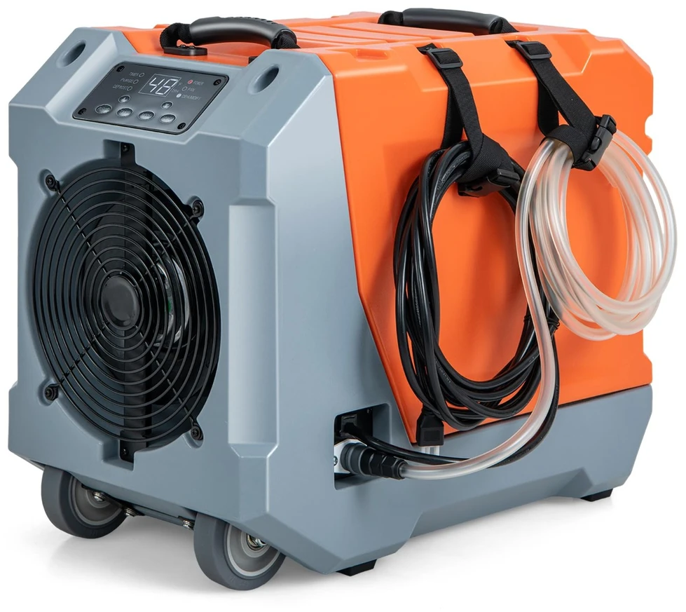 Sausintuvas Promotion Elektrinis drėgmės surinktuvas su žarna 85L/d, oranžinis