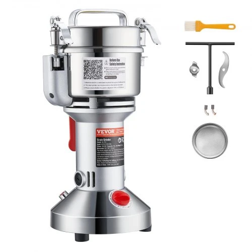 Koduva Elektrinis grūdų malūnėlis VEVOR HC-300, 1500 W, 300g, nerūdijantis plienas, 18 x 16 x 35,5 cm