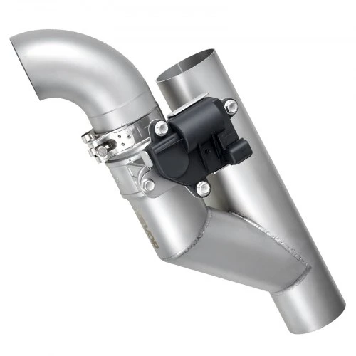 VEVOR Elektrinis išmetimo sklendės komplektas 0303110, 63,5 mm, nerūdijantis plienas, natūralaus metalo