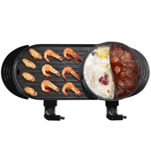 VEVOR Elektrinis karštasis puodas su griliumi YS-604, 2200 W, 2,7 l, 68 x 28 x 16 cm