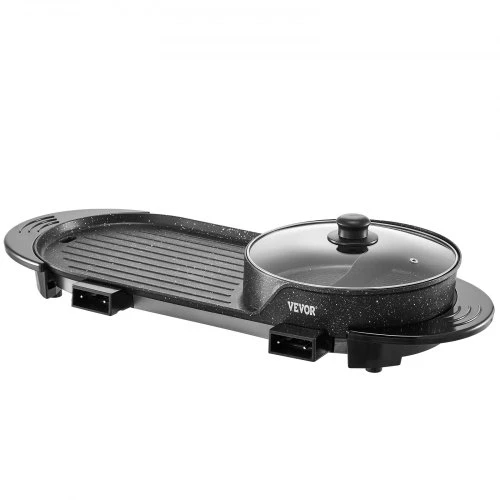VEVOR Elektrinis karštasis puodas su griliumi YS-604, 2200 W, 2,7 l, 68 x 28 x 16 cm