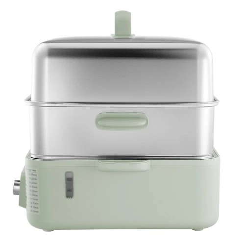 VEVOR Elektrinis maisto garintuvas DZG-008, 13 l, 2 aukštų, nerūdijantis plienas, 1500 W, žalias