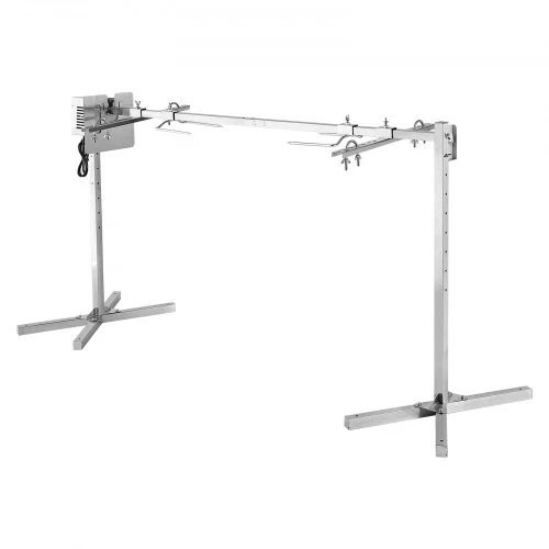 VEVOR Elektrinis rotacinis grilis TB-52N, nerūdijantis plienas, 174 x 54 x 86 cm, 60 kg, AC220-240V