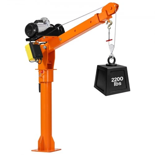 VEVOR Elektrinis sunkvežimio kranas HZ-10, 998 kg, cinkuotas anglinis plienas, 172 x 25 x 146 cm