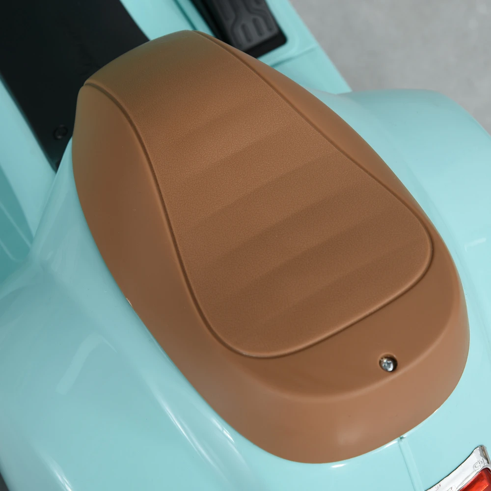 Sofa Aosom Elektrinis vaikų motociklas VESPA, žalias, 66,5 x 38 x 52 cm