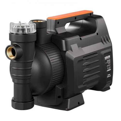 VEVOR Elektroninis seklaus šulinio srovinis siurblys FSGP1300C, 1300 W, 4800 l/val., PP, 53 x 28 x 37 cm