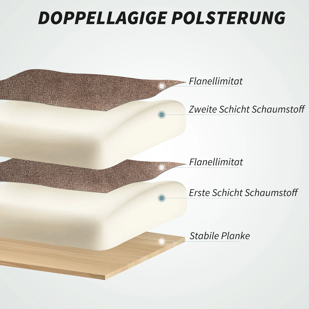 Aosom Ergonominė biuro kėdė su reguliuojamu atlošu ir kojų atrama, ruda, 80 x 80 x 106-114 cm