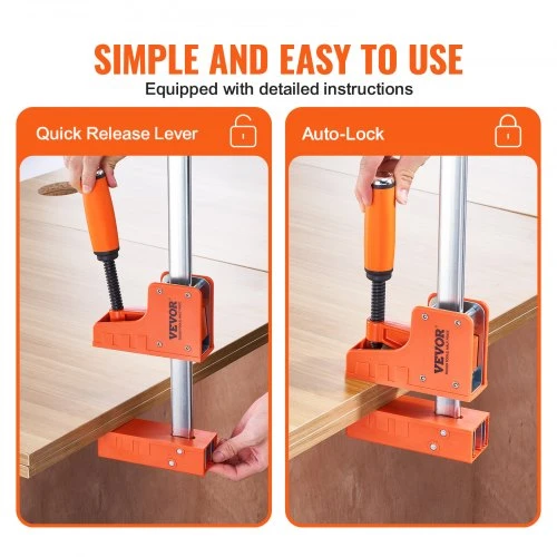 VEVOR F formos spaustuvai, 2 vnt., 127 cm, oranžiniai