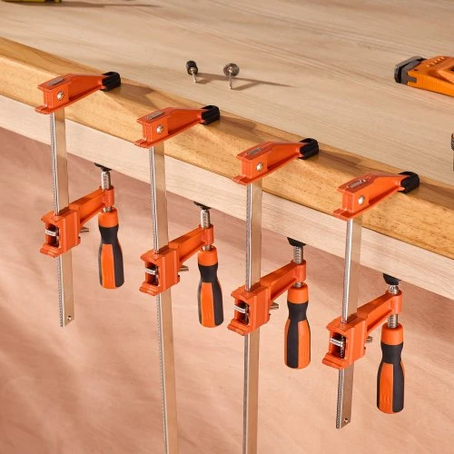 VEVOR F tipo spaustuvai, 4 vnt., 15 cm ir 30 cm, oranžinė / juoda