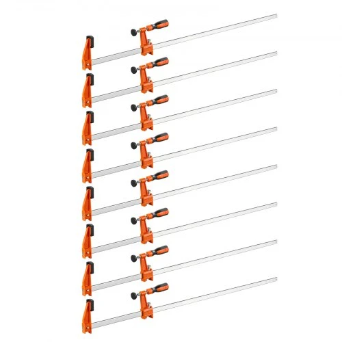 VEVOR F tipo spaustuvai medienos apdirbimui, 8 vnt., atsidarymas 91 cm, iki 272 kg