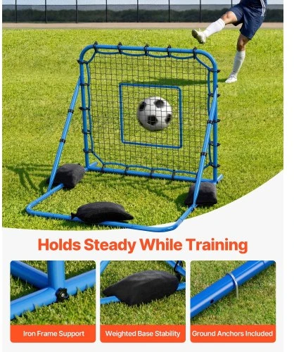 Koduva Futbolo atmušimo tinklas VEVOR DKS-372b, 120 x 114 x 142 cm