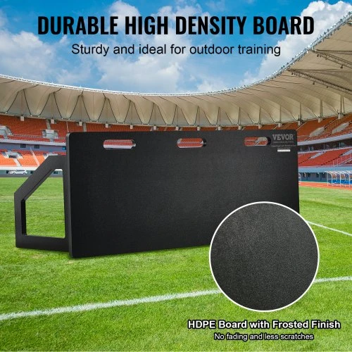 VEVOR Futbolo atšokimo lenta, HDPE, sulankstoma, 115 x 45 cm