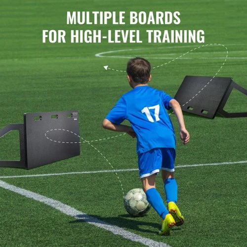 VEVOR Futbolo atšokimo lenta, HDPE, sulankstoma, 115 x 45 cm