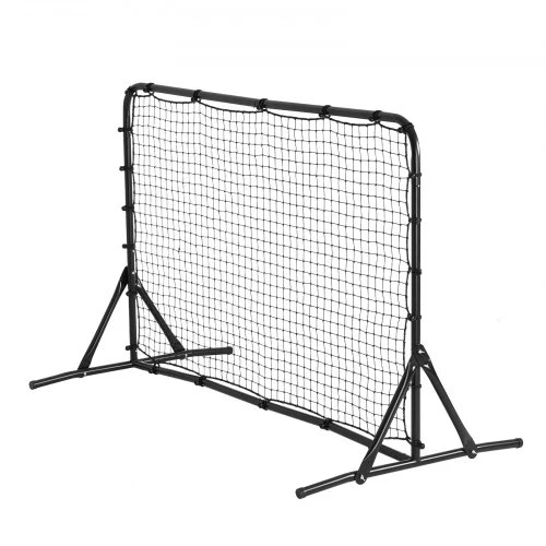 VEVOR Futbolo kamuolio atmušimo treniruoklis, geležinis rėmas, 183 x 122 cm