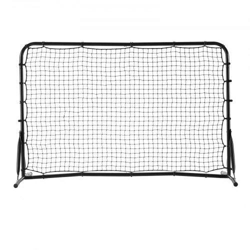 VEVOR Futbolo kamuolio atmušimo treniruoklis, geležinis rėmas, 183 x 122 cm