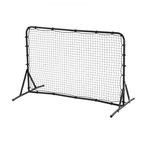 VEVOR Futbolo kamuolio atmušimo treniruoklis, geležinis rėmas, 183 x 122 cm