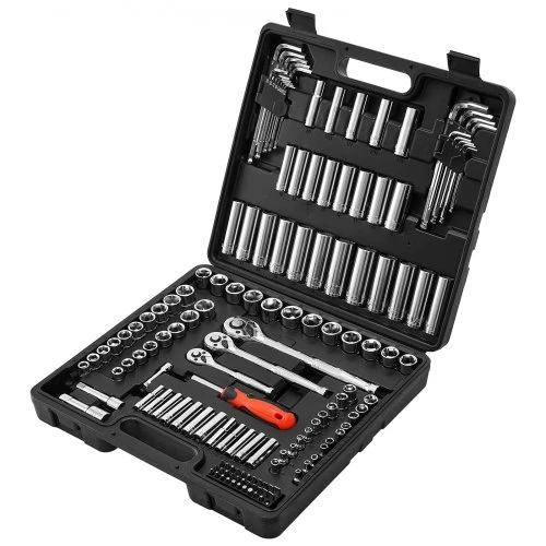 Koduva Galvučių ir terkšlių rinkinys VEVOR XL3277, 149 dalių, 9,5 / 6,4 / 12,7 mm, CR-V legiruotas plienas
