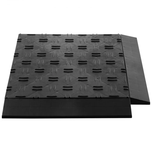 VEVOR Garažo grindų perėjimo kraštų rinkinys JQ-BHM, 15 vnt., PP, juodas, 31 x 6 x 1 cm