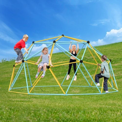 Koduva Geometrinis laipiojimo kupolas vaikams VEVOR JX-DC-10, 305 x 305 x 153 cm, įvairiaspalvis