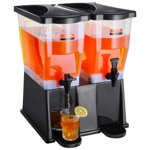 VEVOR Gėrimų dozatoriai su stovu, 11 l x 2, PP plastikas