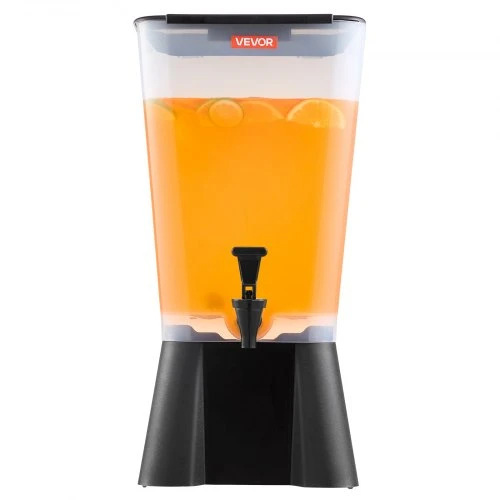VEVOR Gėrimų dozatorius, 19 l, juodas, PP plastikas