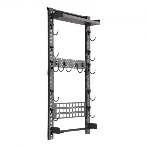 VEVOR Ginklų laikiklis tvirtinamas prie sienos RF-SN-045B, anglinis plienas, iki 5 šautuvų arba lygiavamzdžių ginklų, 61 x 18 x 14 cm