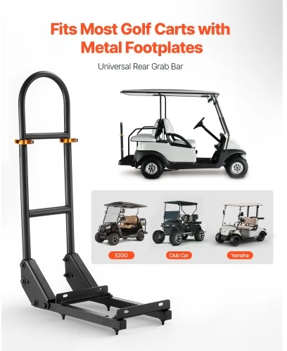 VEVOR Golf cart galinės sėdynės laikiklis MX24-111, juodas, 450 x 235 x 905 mm