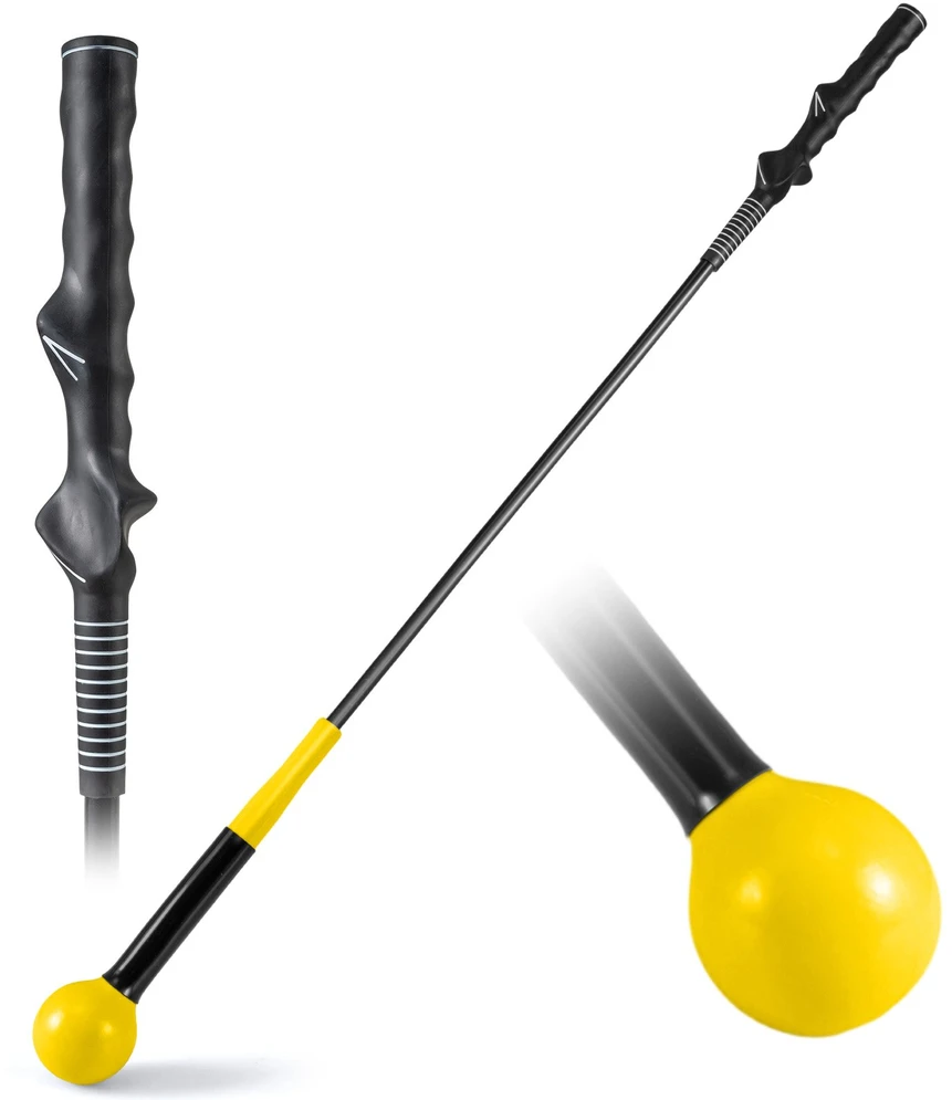 Promotion Golf svyravimo treneris 102cm su svoriu galvute geltonas