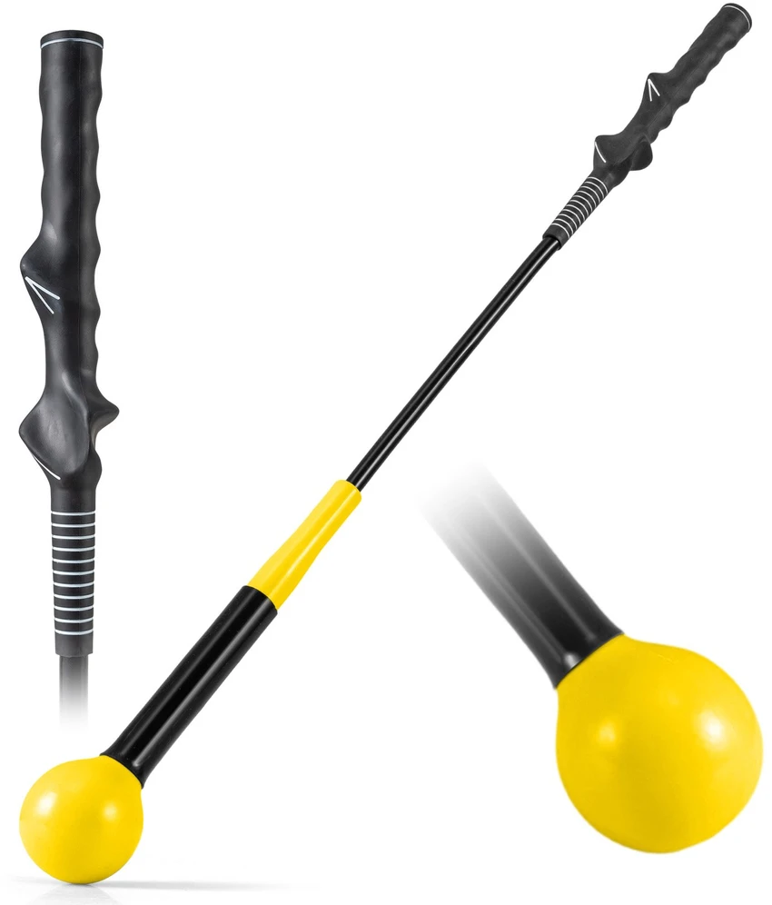 Promotion Golfui Svyravimo Treniruoklis su Svorine Galva 80 cm Geltonas
