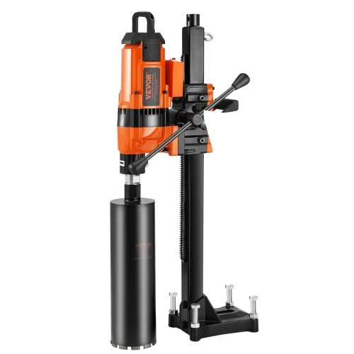 VEVOR Gręžimo karūnų staklės su stovu, 3500 W, gręžimo skersmuo 20-300 mm