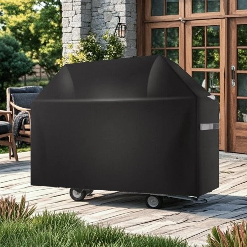 Koduva Grilio uždangalas VEVOR, 600D poliesteris, juodas, iki 122 x 69 cm