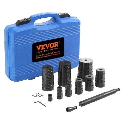 VEVOR Guolių ir sandariklių montavimo rinkinys XC2523, 52 dalių, plienas, 18-65 mm ir 74 mm
