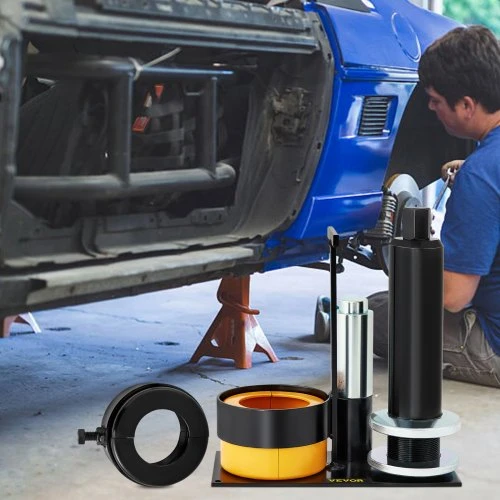 VEVOR Guolių nuėmiklis K08T, skirtas Dana 30, 40, 60, 70 ir Ford 23 cm guoliams, su 2 gaubtais, 45# plienas