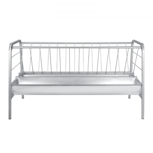 VEVOR Gyvulių šėrykla T1097, 2 in 1, sidabrinė, 300 l, 147 x 70 x 87 cm
