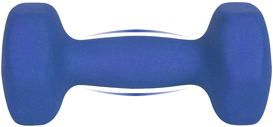 Koduva Hanteliai, 2 vnt. rinkinys, 2 x 2,5kg, juodi, jėgos treniruotėms