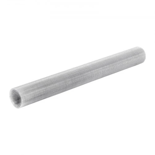 VEVOR Hardware cloth tvora, 6,3 mm, 1 x 5 m, 0,55 mm, sidabrinė