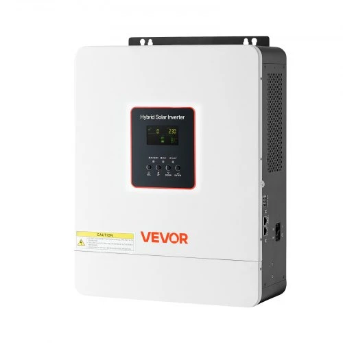 VEVOR Hibridinis saulės inverteris GD5548JMH, 4000 W, 24 V DC į 230 V AC, baltas