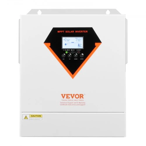VEVOR Hibridinis saulės inverteris EM3500-24L, 3500 W, 24 V DC į 220/230 V AC