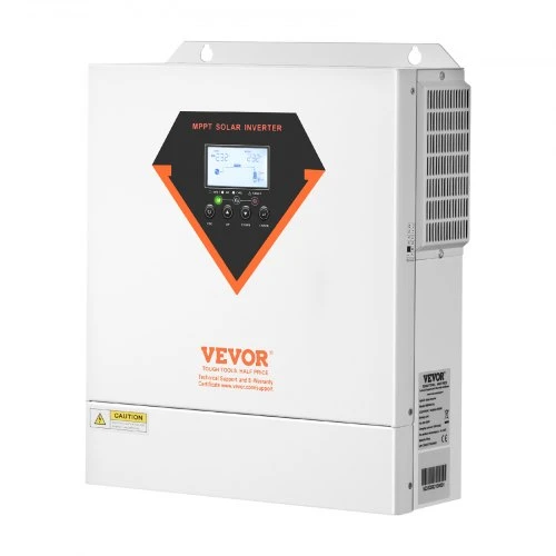 VEVOR Hibridinis saulės inverteris EM3500-24L, 3500 W, 24 V DC į 220/230 V AC